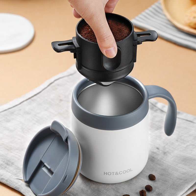 Portable Stainless Steel Travel Coffee Maker