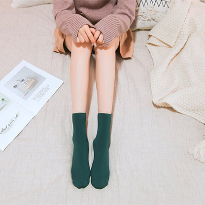 100% Cotton + Anti Smell Velvet Winter Thermal Socks