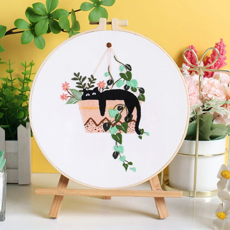Hand Embroidery DIY Material Kit