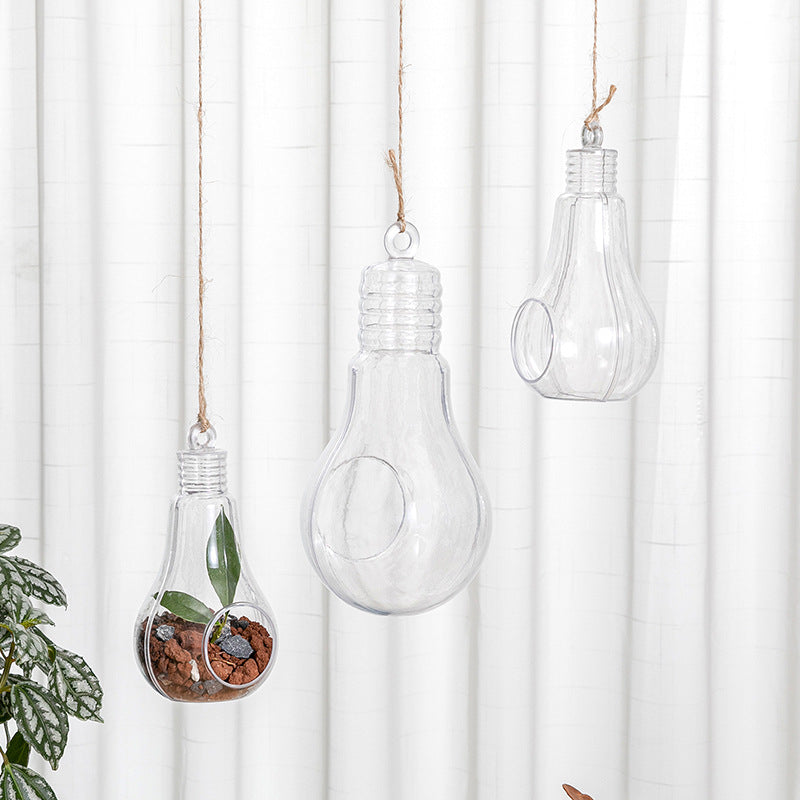 Elegant Hanging Terrarium Planter with Rope