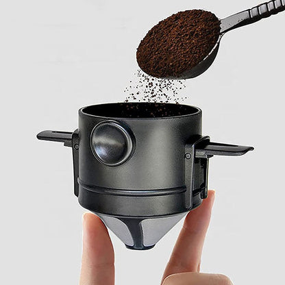 Portable Stainless Steel Travel Coffee Maker