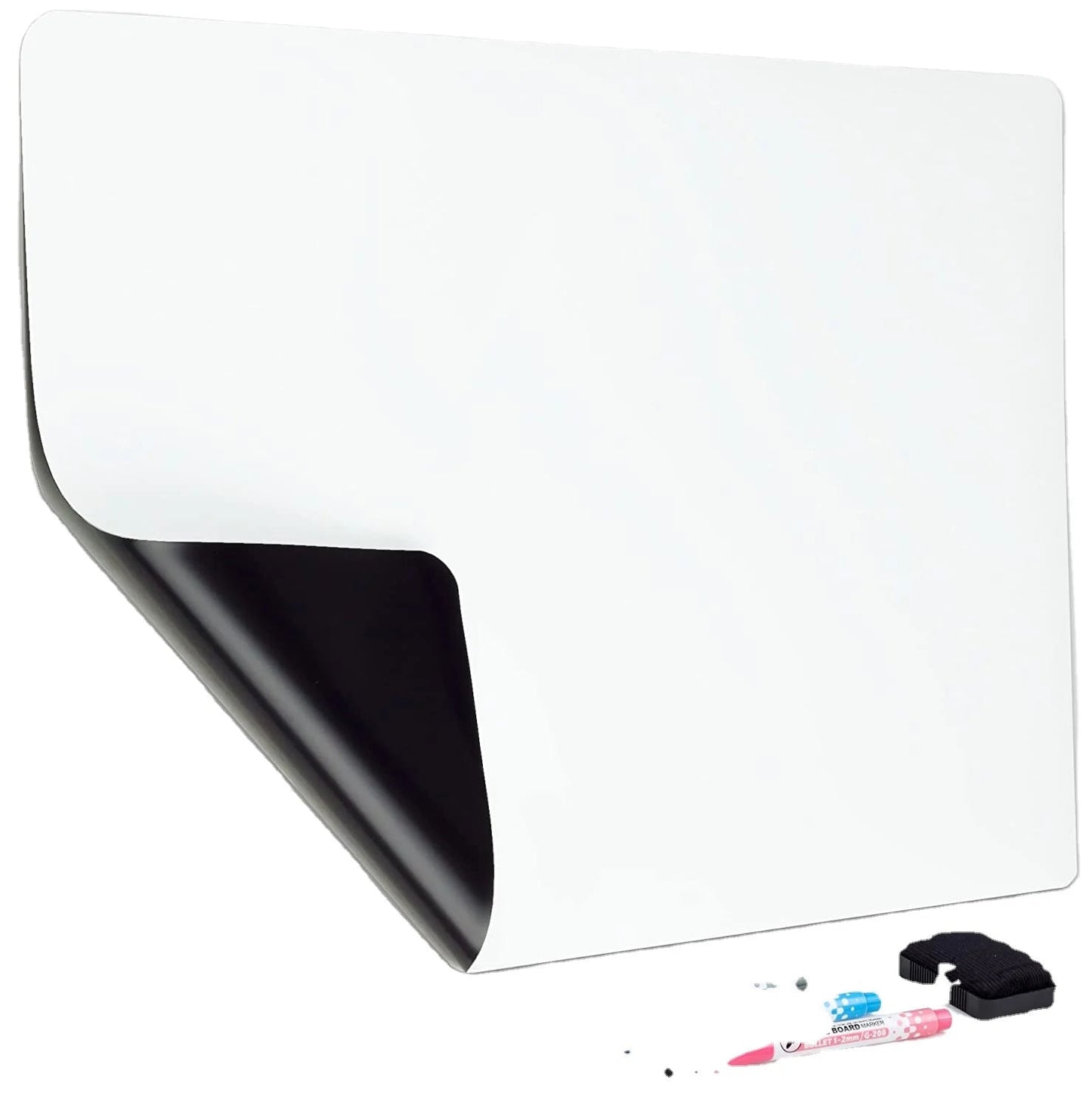 Magnetic Dry‑Erase Refrigerator Whiteboard Set