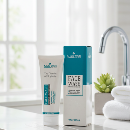 Gluta White Skin Whitening Face Wash