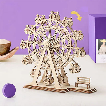 DIY 3D Craft Kit – Handmade Wooden Puzzle & Miniature Building