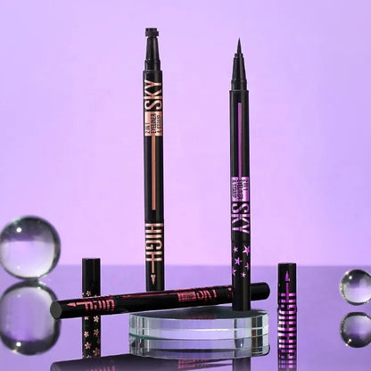 Double Head Black Stamp Eyeliner – Waterproof Liquid