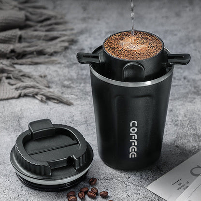 Portable Stainless Steel Travel Coffee Maker