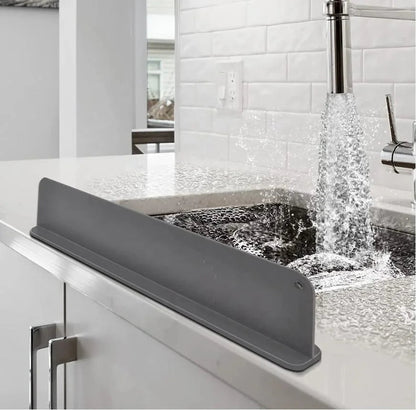 Silicone Sink Splash Guard – Water Barrier for Kitchen & Bathroom