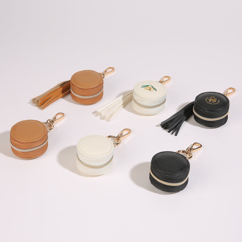 Portable Jewellery Case with Keychain Clip