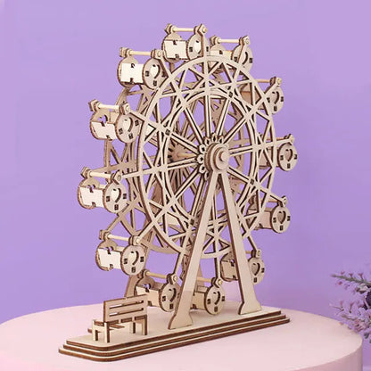 DIY 3D Craft Kit – Handmade Wooden Puzzle & Miniature Building