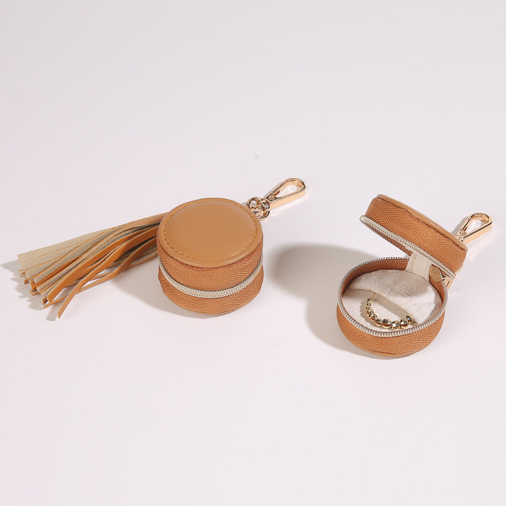 Portable Jewellery Case with Keychain Clip