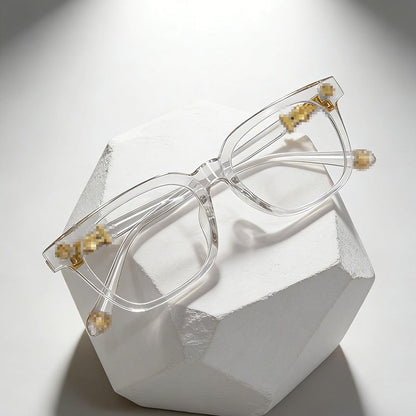 Unisex Rectangle Anti‑Blue Light Glasses Frame