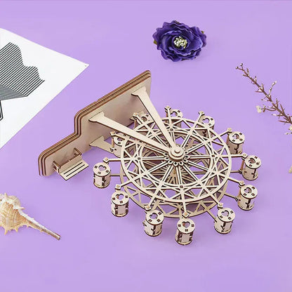 DIY 3D Craft Kit – Handmade Wooden Puzzle & Miniature Building