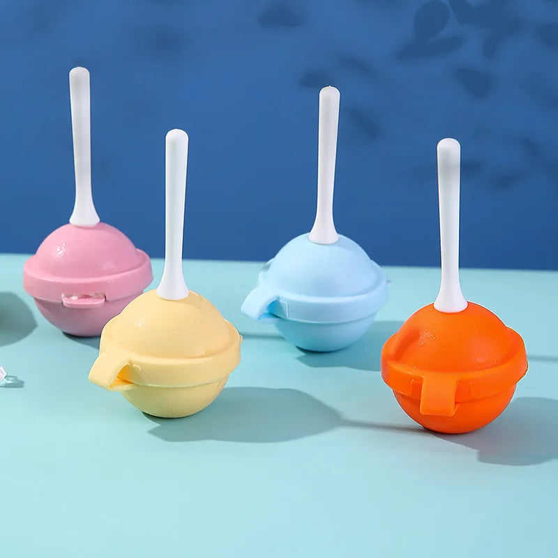 Lollipop Ice Cream Mold – Reusable Popsicle Maker with Sticks