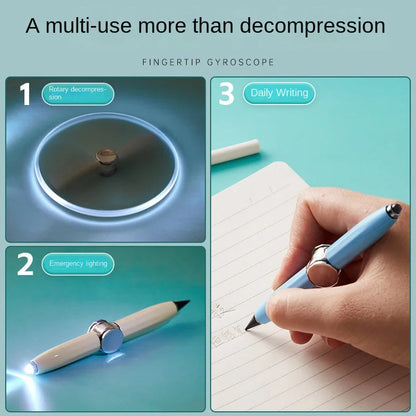 Fidget Spinner Pen – Stress Relief Rotating Ballpoint Pen for Focus & Fun