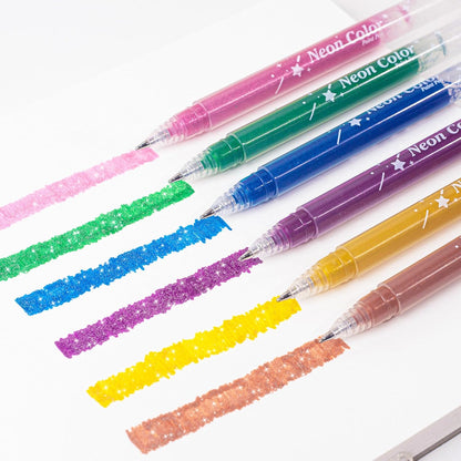 Neon Glitter Gel Pen Collection