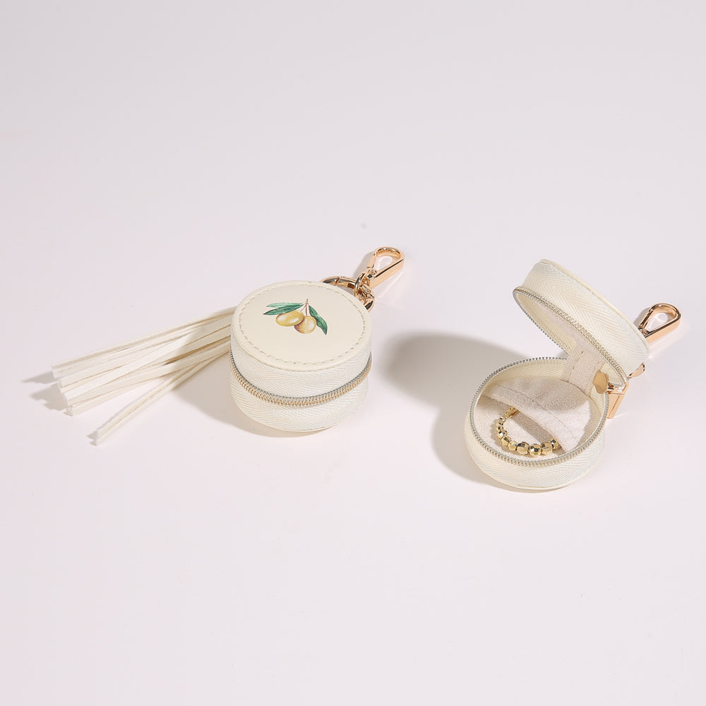 Portable Jewellery Case with Keychain Clip