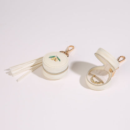 Portable Jewellery Case with Keychain Clip