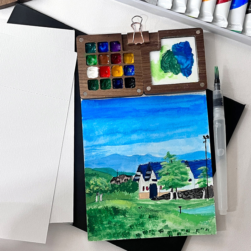Portable Mini Watercolour Painting Set