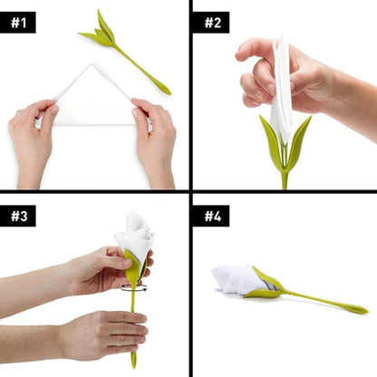 Flower Origami Napkin Holder
