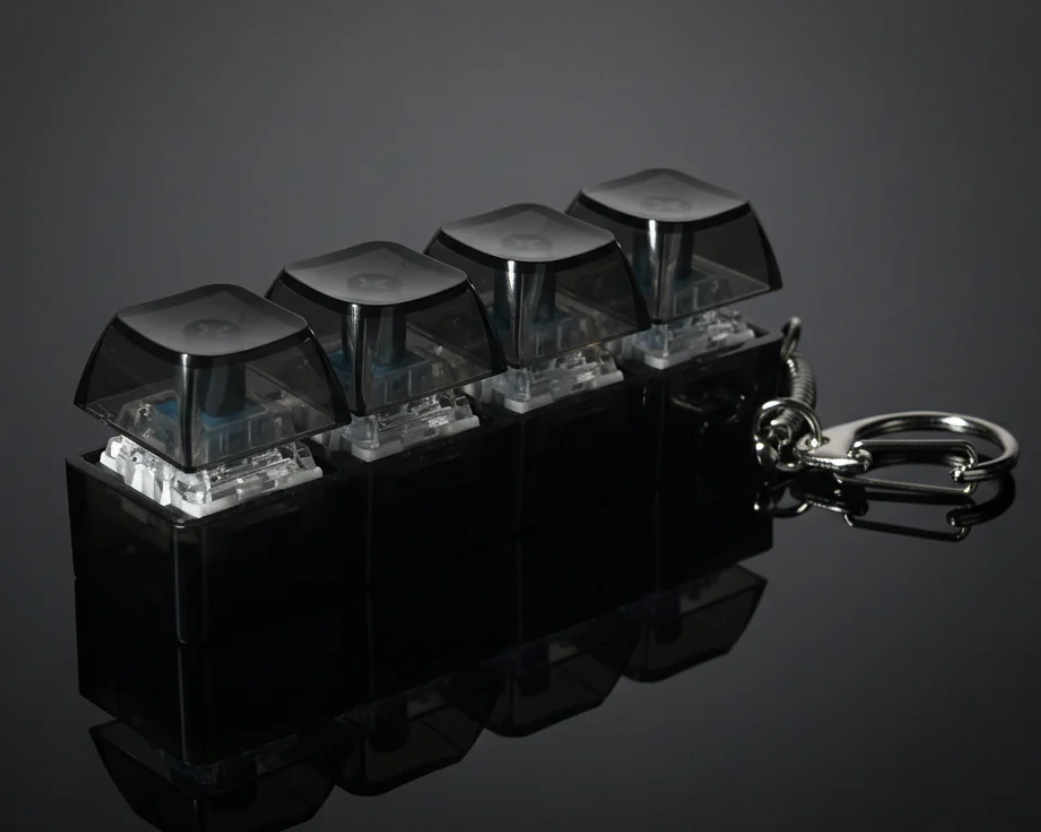Mechanical Click Board Keychain