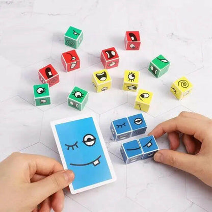 Face Changing Cube Game With Bell for Kids