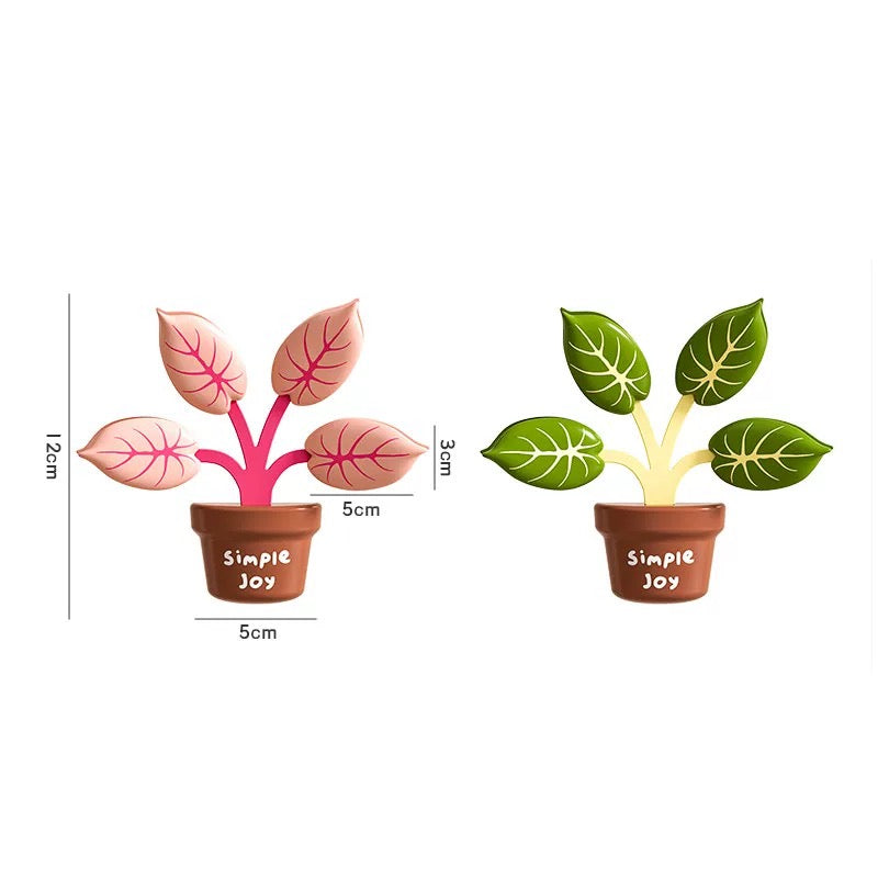 Magnetic Plant Clip Set – 5-in-1 Bag Sealer Fridge Decor