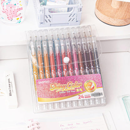 Neon Glitter Gel Pen Collection
