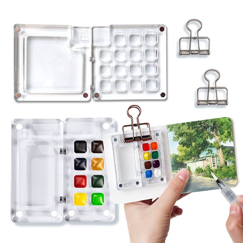 Portable Mini Watercolour Painting Set