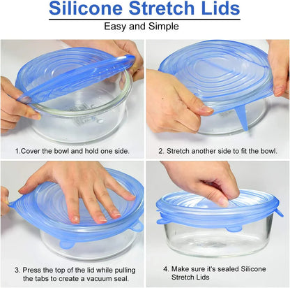 Silicone Fresh-Keeping Cover SET