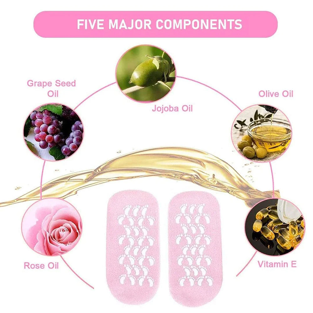 Heel Repair Moisturizing Gel Socks
