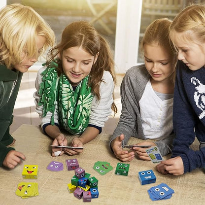 Face Changing Cube Game With Bell for Kids