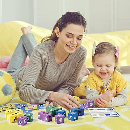 Face Changing Cube Game With Bell for Kids