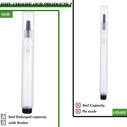 Fillable Touch Up Paint Pen Brush Set