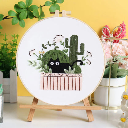 Hand Embroidery DIY Material Kit
