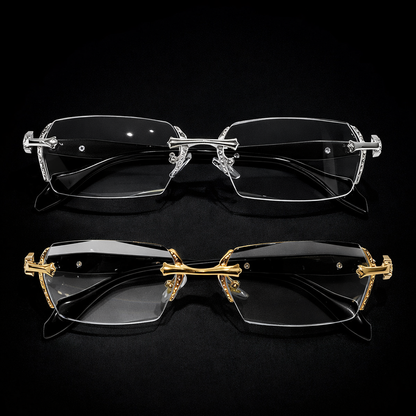 Photochromic Frameless Anti-Blue Light Sunglasses