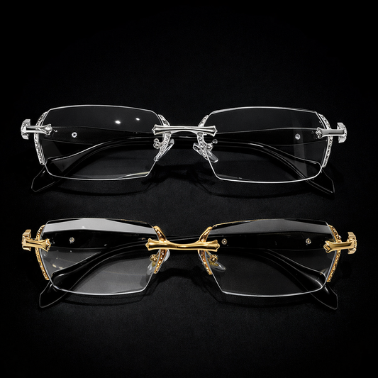 Photochromic Frameless Anti-Blue Light Sunglasses