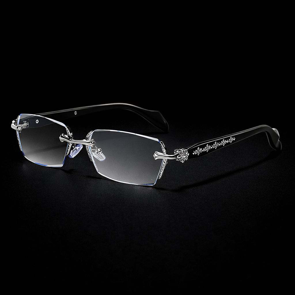 Photochromic Frameless Anti-Blue Light Sunglasses