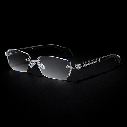 Photochromic Frameless Anti-Blue Light Sunglasses