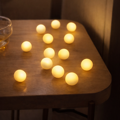 Glowing LED Mini Balls - Decorative Lights