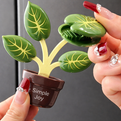 Magnetic Plant Clip Set – 5-in-1 Bag Sealer Fridge Decor