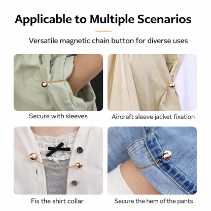 Magnetic Chain Button with Multi-Purpose