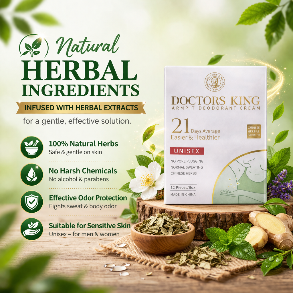 Herbal Long‑Lasting Deodorant Cream – 21 Days Odor Protection