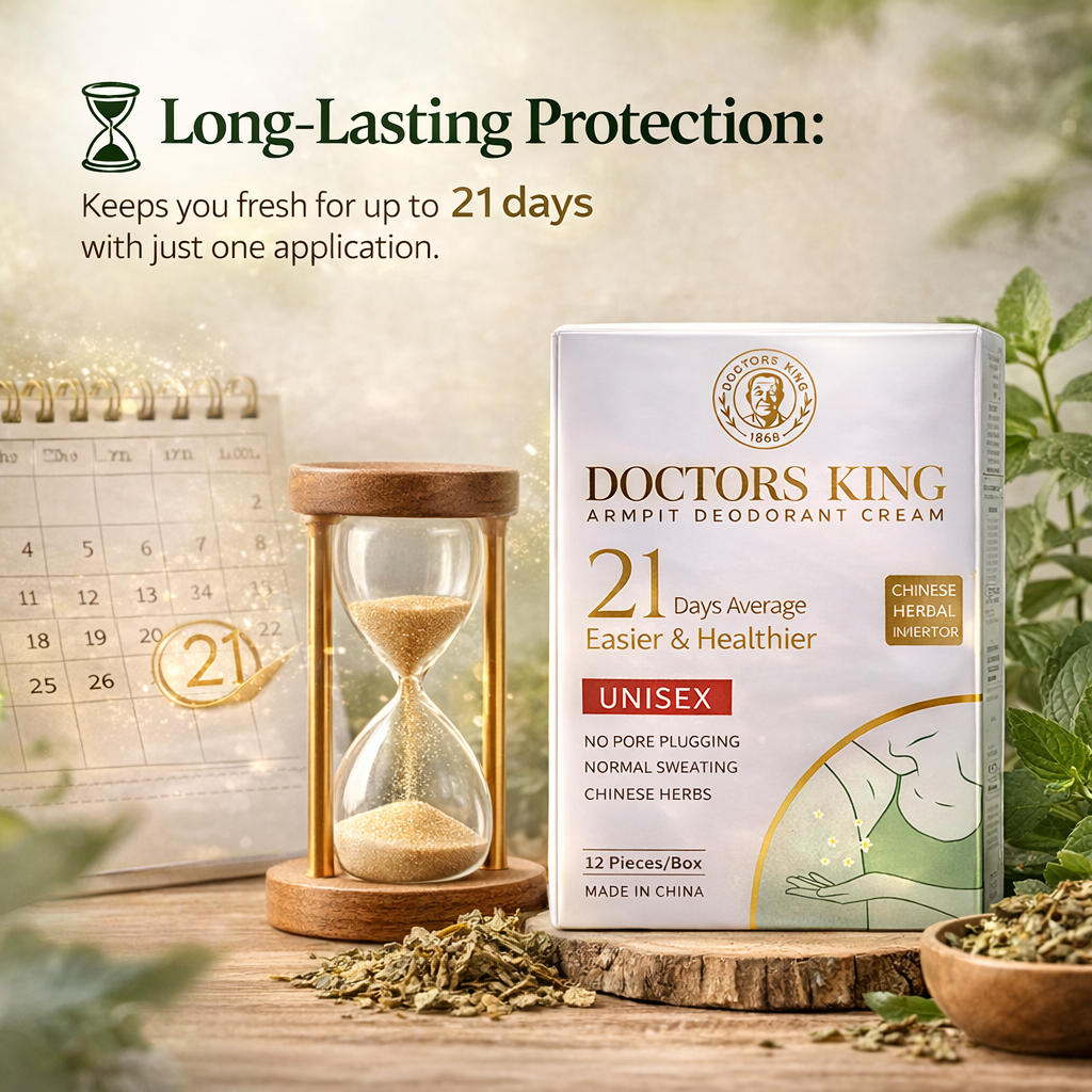 Herbal Long‑Lasting Deodorant Cream – 21 Days Odor Protection