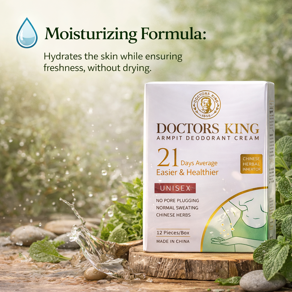 Herbal Long‑Lasting Deodorant Cream – 21 Days Odor Protection