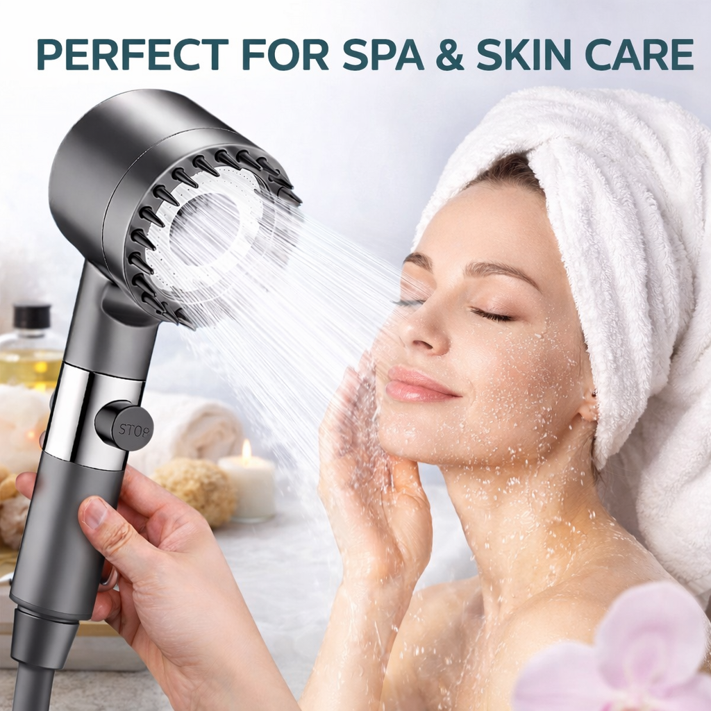 Multifunctional Shower Head for Massage & Skin Care