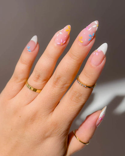 Reusable + Waterproof Floral  Nail Stickers