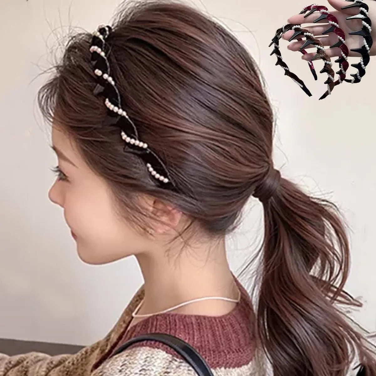 Hair Lift Pearl Headband