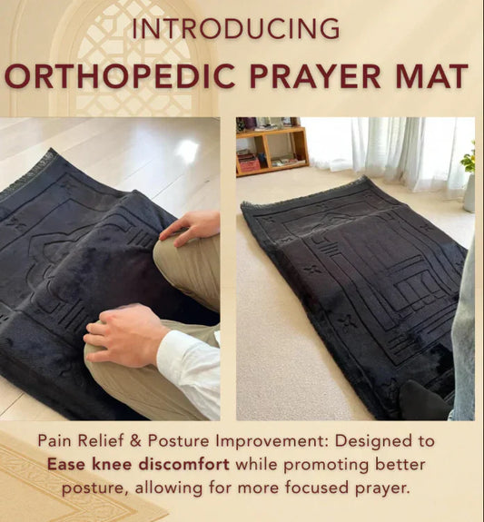 Premium Scented Prayer Mat – Soft Velvet + Breathable Foam