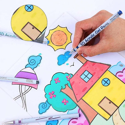 3D Arcrylic Gel Pens