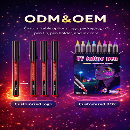 Neon UV Glow Temporary Body Art Pen